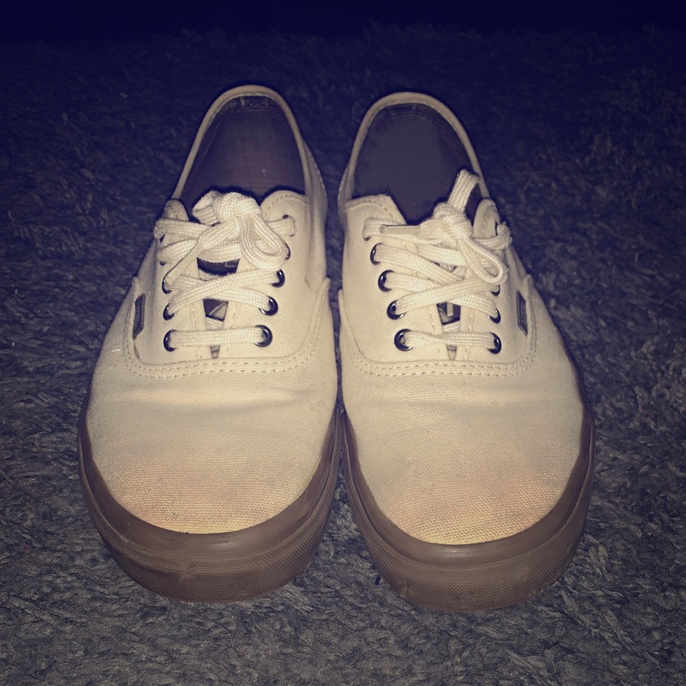COPY - Cream Vans Size 10.5
